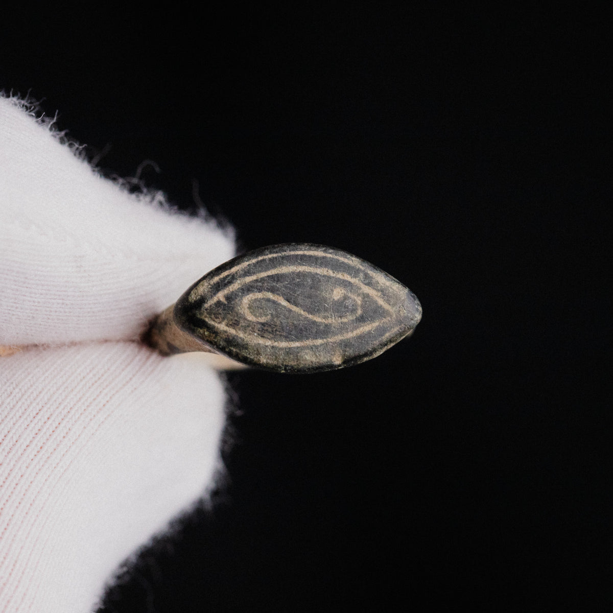 Medieval Bronze Ring - 'Radulf' (12th–15th c. CE) EU 54 / US 6.75