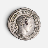Roman Silver Denarius 'Gordian III' (241 CE, RIC IV Gordian III 127) - obverse