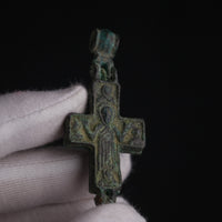 P-35-B: bronze cross pendant, object view 7