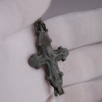P-36-B: bronze encolpion type cross, object view 1