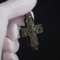 P-37-B: bronze encolpion cross, object view 1