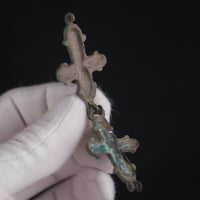 P-38-B: bronze encolpion type cross, object view 8