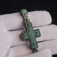 P-39-B: bronze encolpion type cross, object view 2