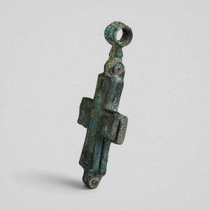P-39-B: bronze encolpion type cross, object view 4
