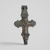 P-40-B: bronze cross pendant, object view 4