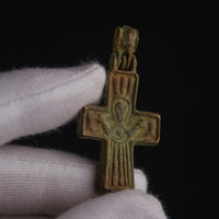 P-41-B: bronze encolpion type cross, object view 1