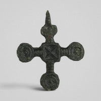 P-49-B: bronze cross pendant, object view 2