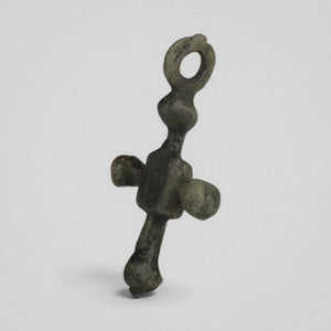 P-50-B: bronze cross pendant, object view 2