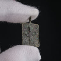 P-53-B: bronze icon pendant, object view 1