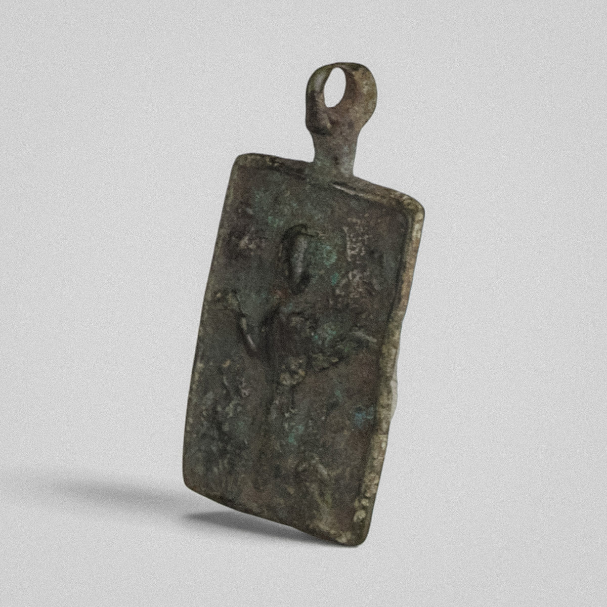 P-53-B: bronze icon pendant, object view 2