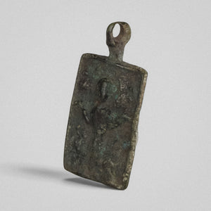 P-53-B: bronze icon pendant, object view 2