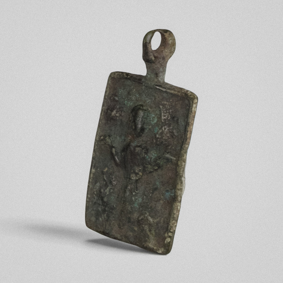 P-53-B: bronze icon pendant, object view 2