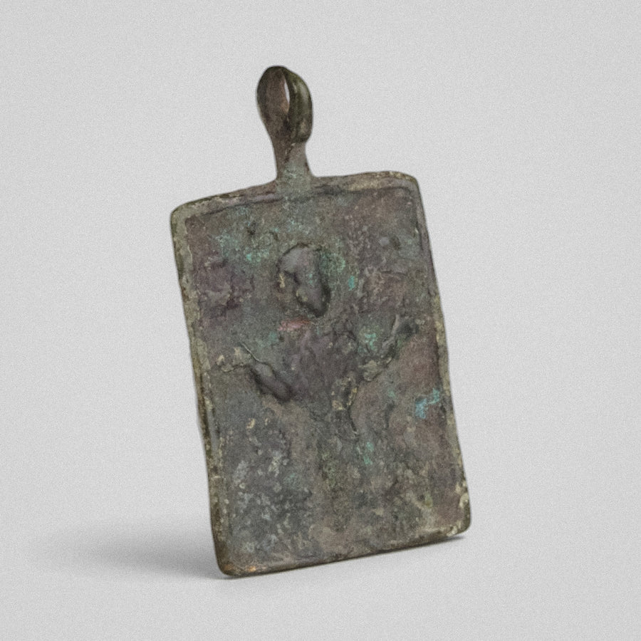 P-53-B: bronze icon pendant, object view 3