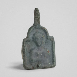 P-54-B: bronze icon pendant, object view 1