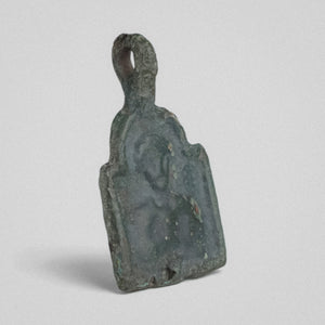P-54-B: bronze icon pendant, object view 2