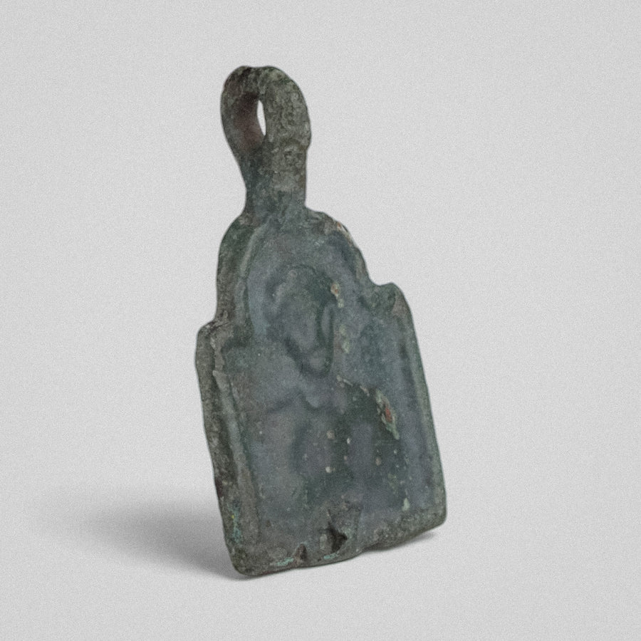 P-54-B: bronze icon pendant, object view 2