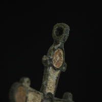 P-55-B: bronze cross pendant, object view 4