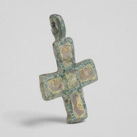 P-56-B: bronze cross pendant, object view 6