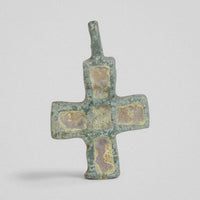 P-56-B: bronze cross pendant, object view 8