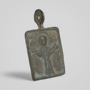 P-57-B: bronze icon pendant, object view 4