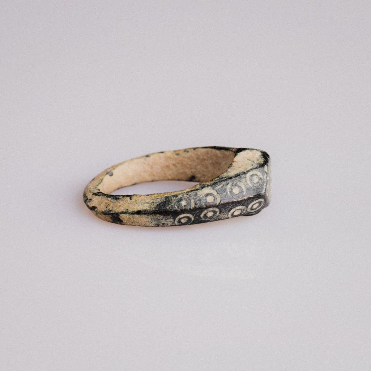 Roman Bone Ring - 'Ocellus' (2nd–4th c. CE) EU 44 / US 3