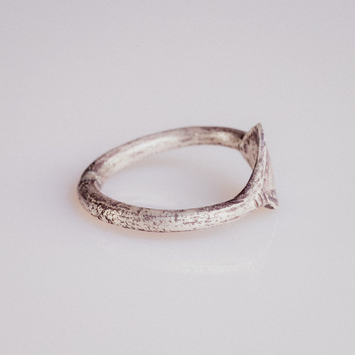 Medieval Silver Ring - 'Ruslan' (13th–15th c. CE) EU 62 / US 10