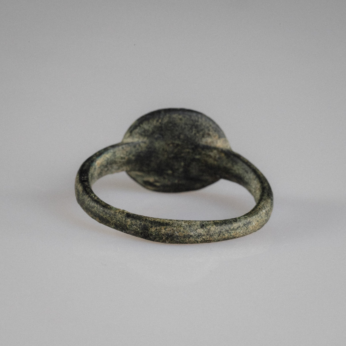Byzantine Bronze Ring - 'Mikhael' (8th–11th c. CE) EU 67 / US 12