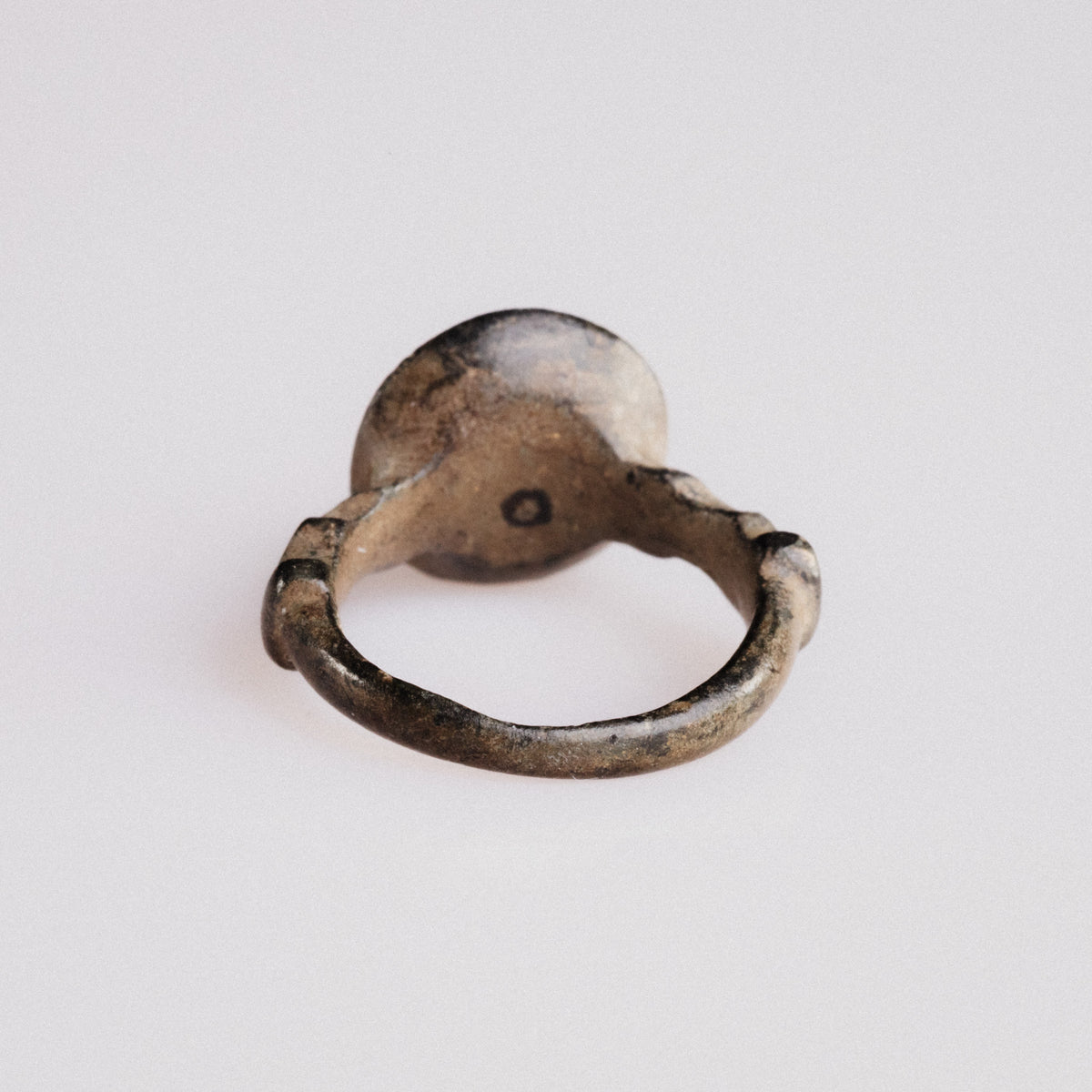 Byzantine Bronze Ring - 'Theodulos' (5th–7th c. CE) EU 47 / US 4