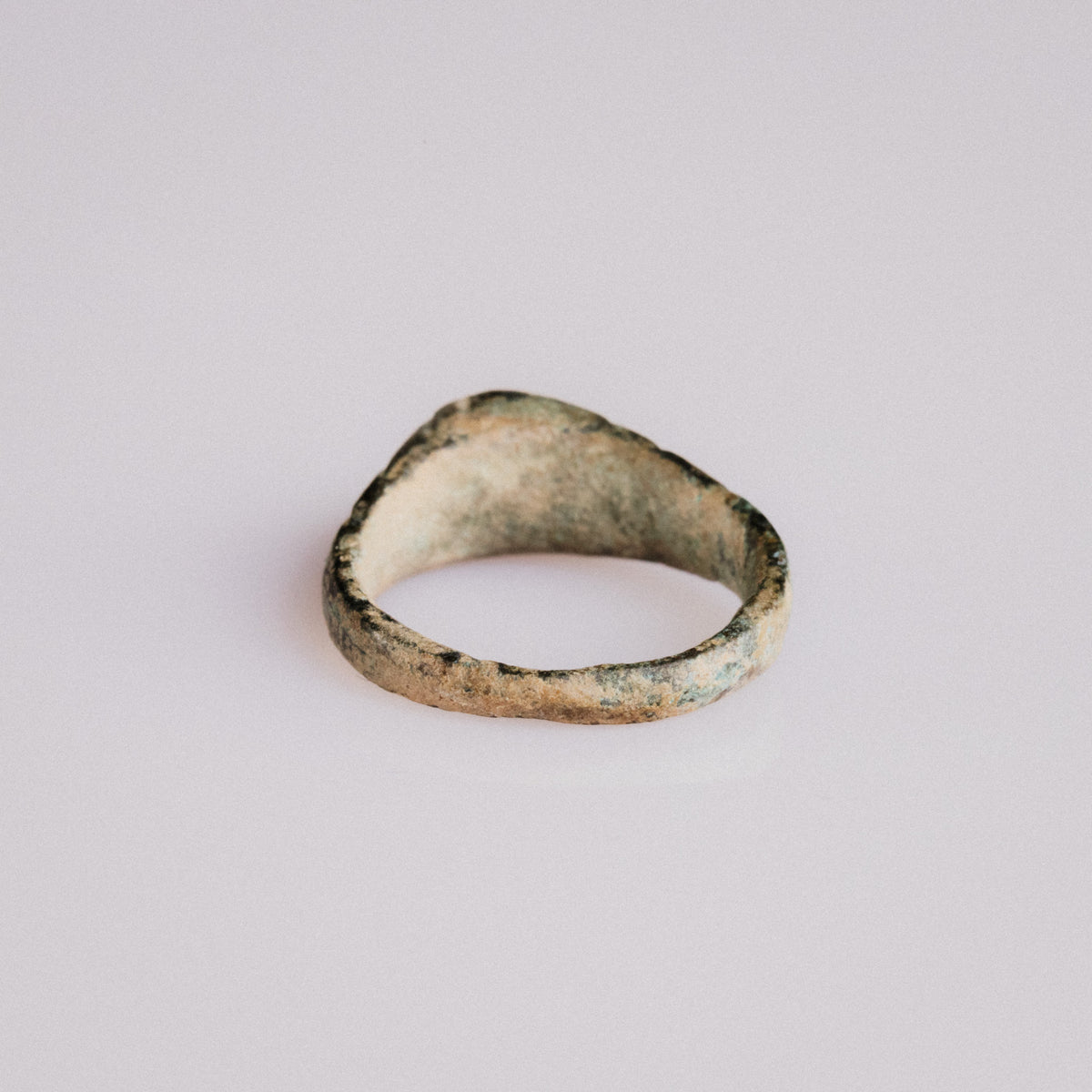 Medieval Bronze Ring - 'Vetrona' (12th–14th c. CE) EU 46 / US 3.75