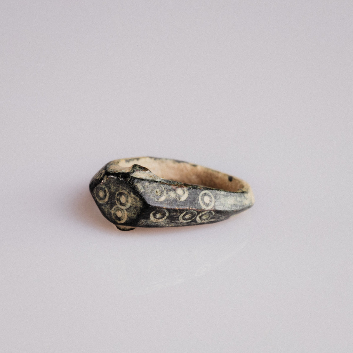 Roman Bone Ring - 'Ocellus' (2nd–4th c. CE) EU 44 / US 3