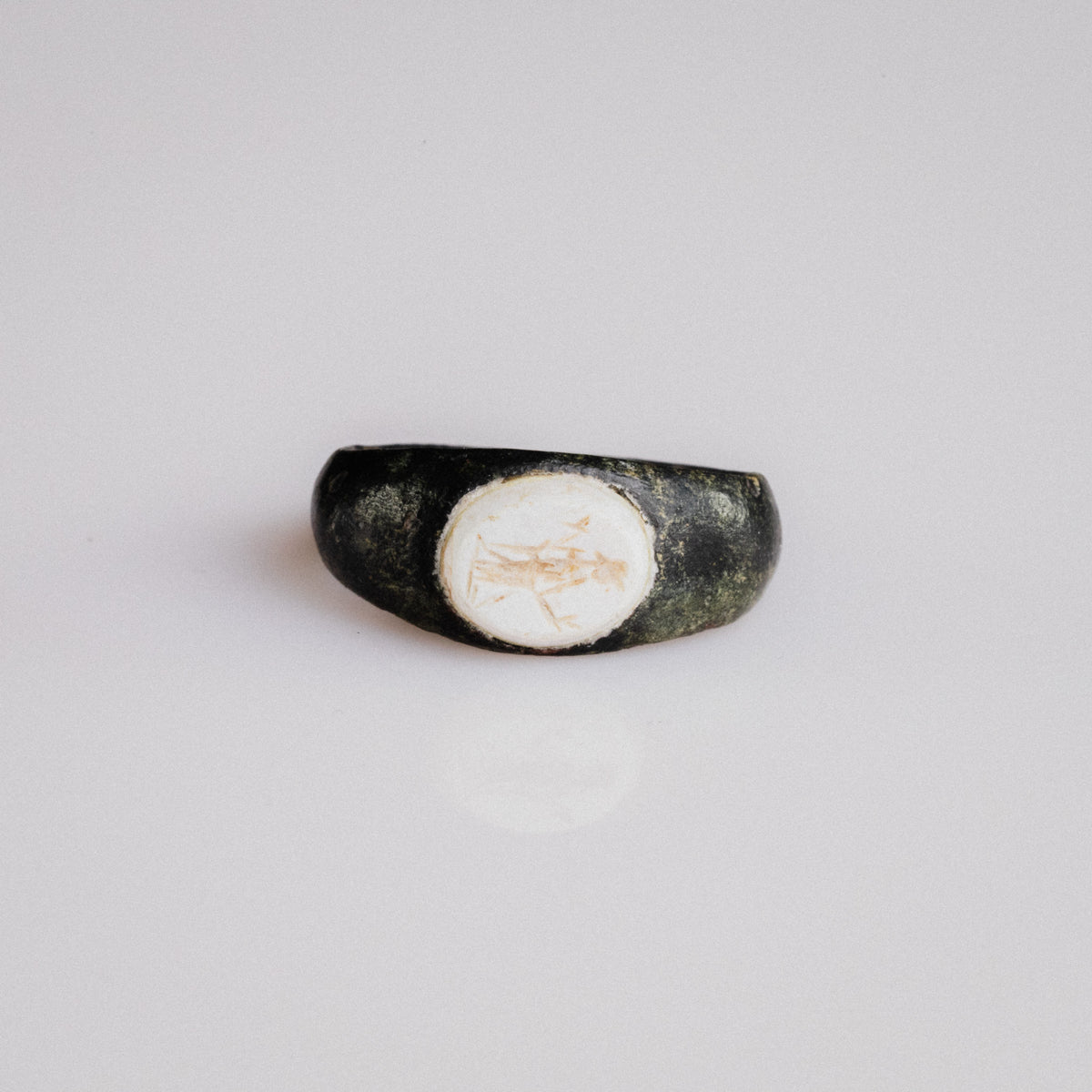 Roman Bronze Ring - 'Velthur' (1st–3rd c. CE) EU 44 / US 3