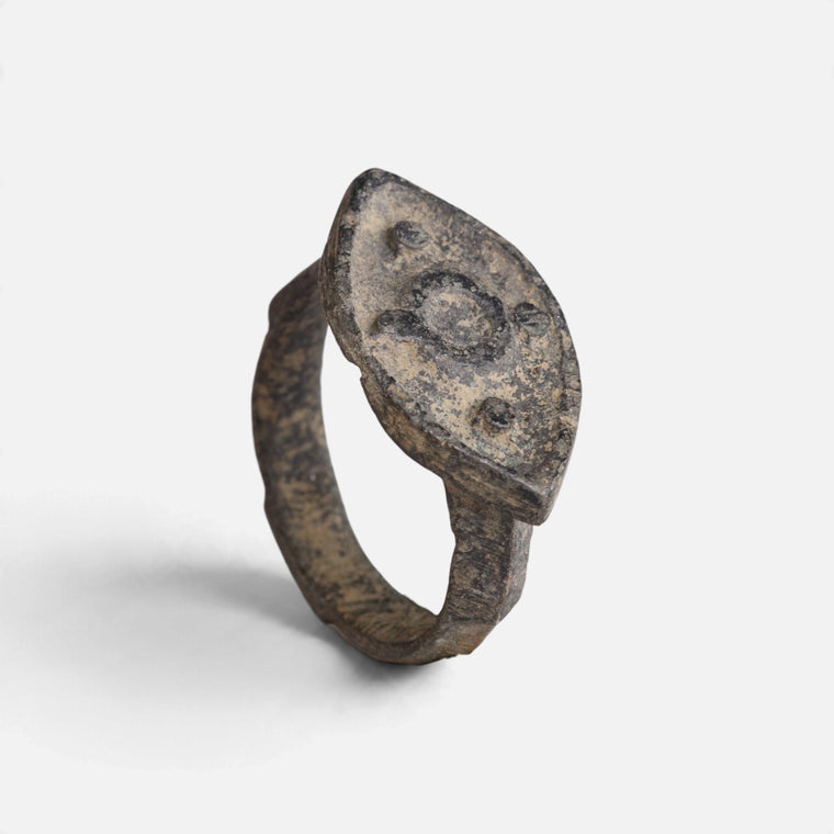 Roman Bronze Ring - 'Cassia' (1st–4th c. CE) EU 51 / US 5.75