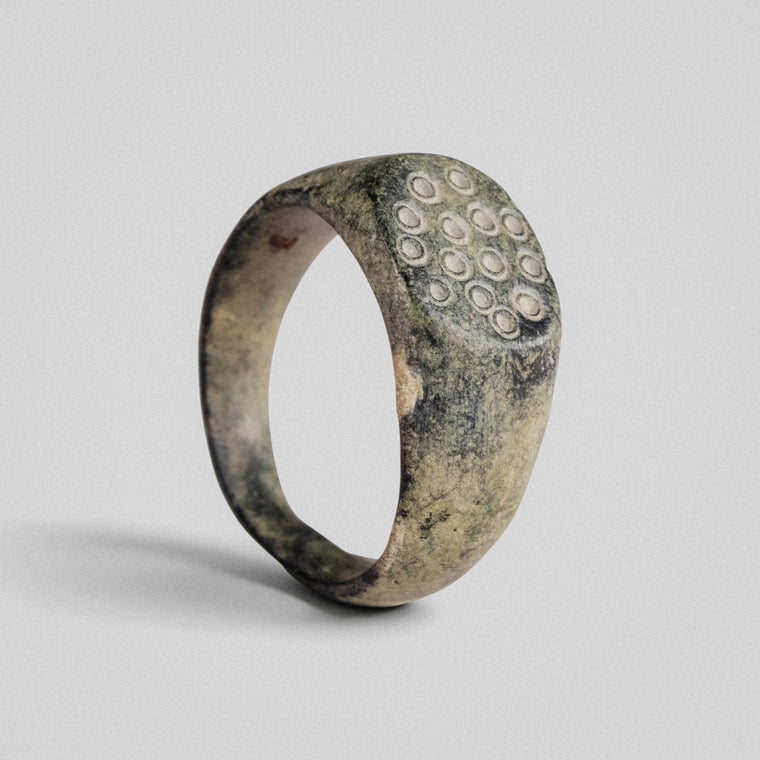Roman Bronze Ring - 'Cravinius' (3rd–5th c. CE) EU 57 / US 8