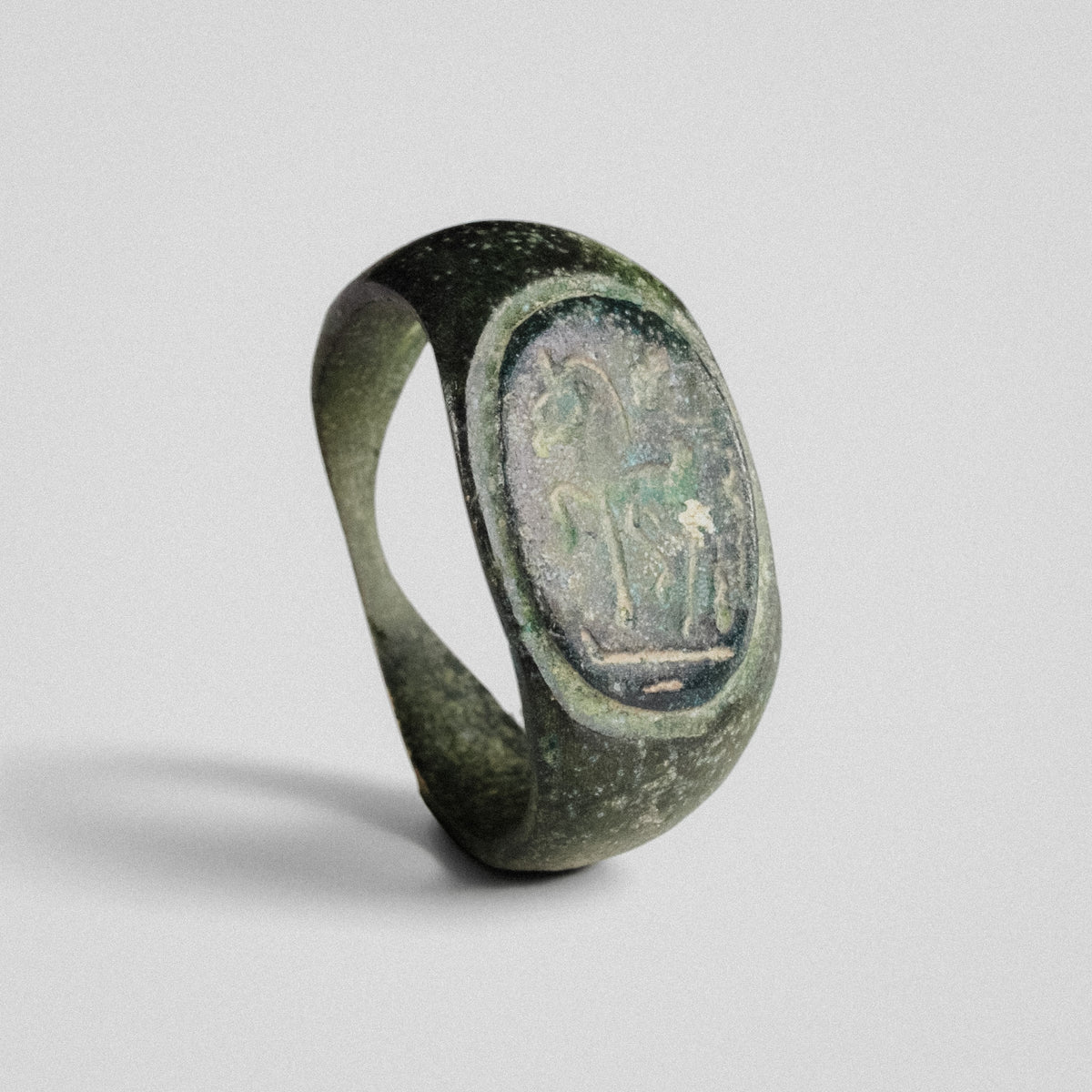 Roman Bronze Ring - 'Equinor' (1st–4th c. CE) EU 51 / US 5.5