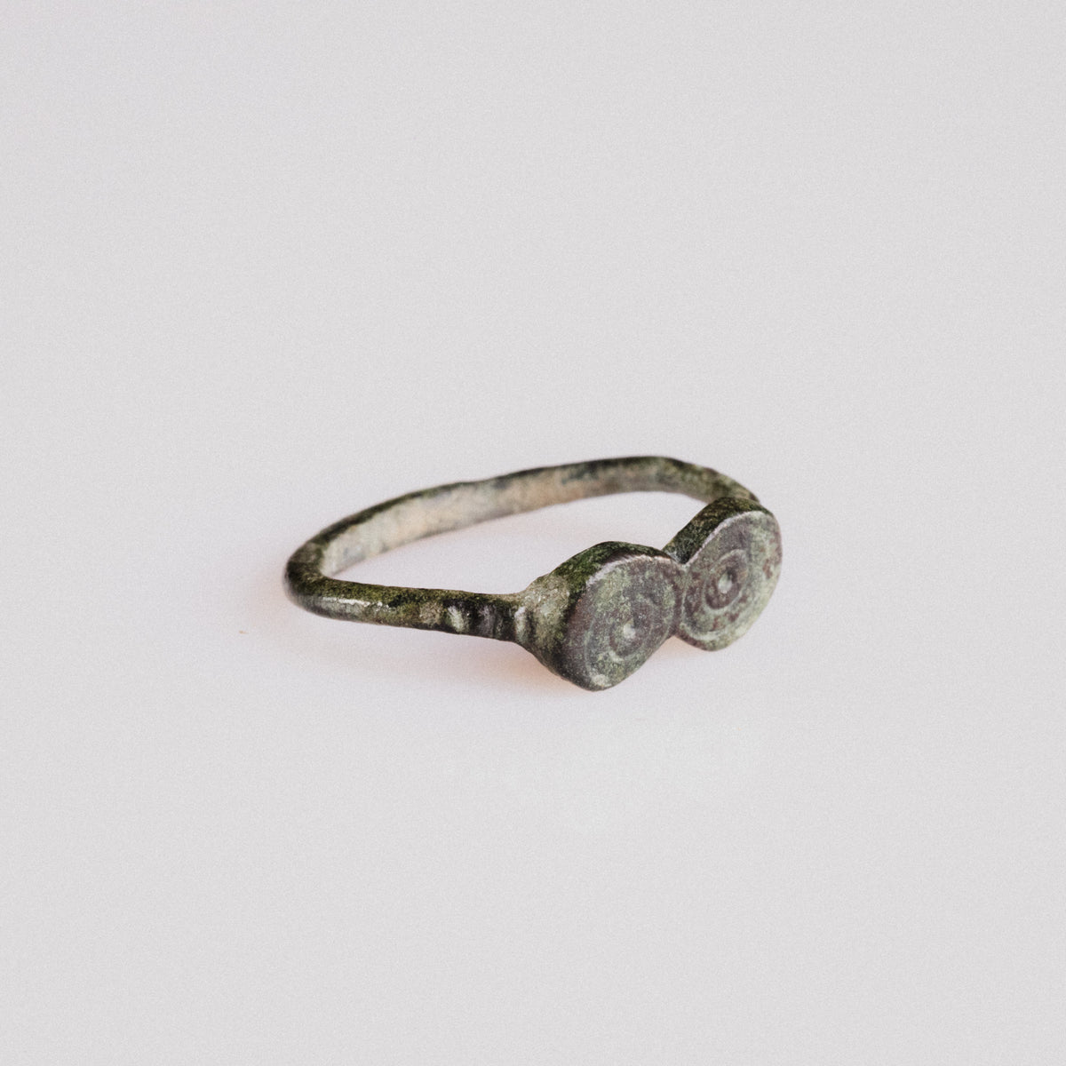 Roman Bronze Ring - 'Geminus' (3rd–5th c. CE) EU 47 / US 4