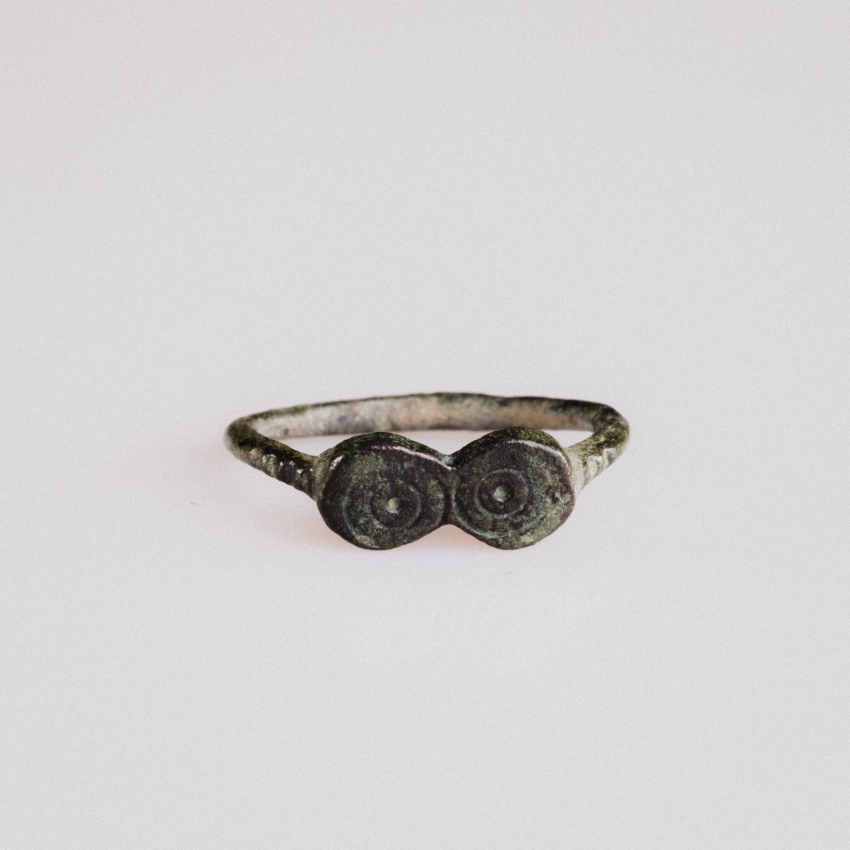 Roman Bronze Ring - 'Geminus' (3rd–5th c. CE) EU 47 / US 4