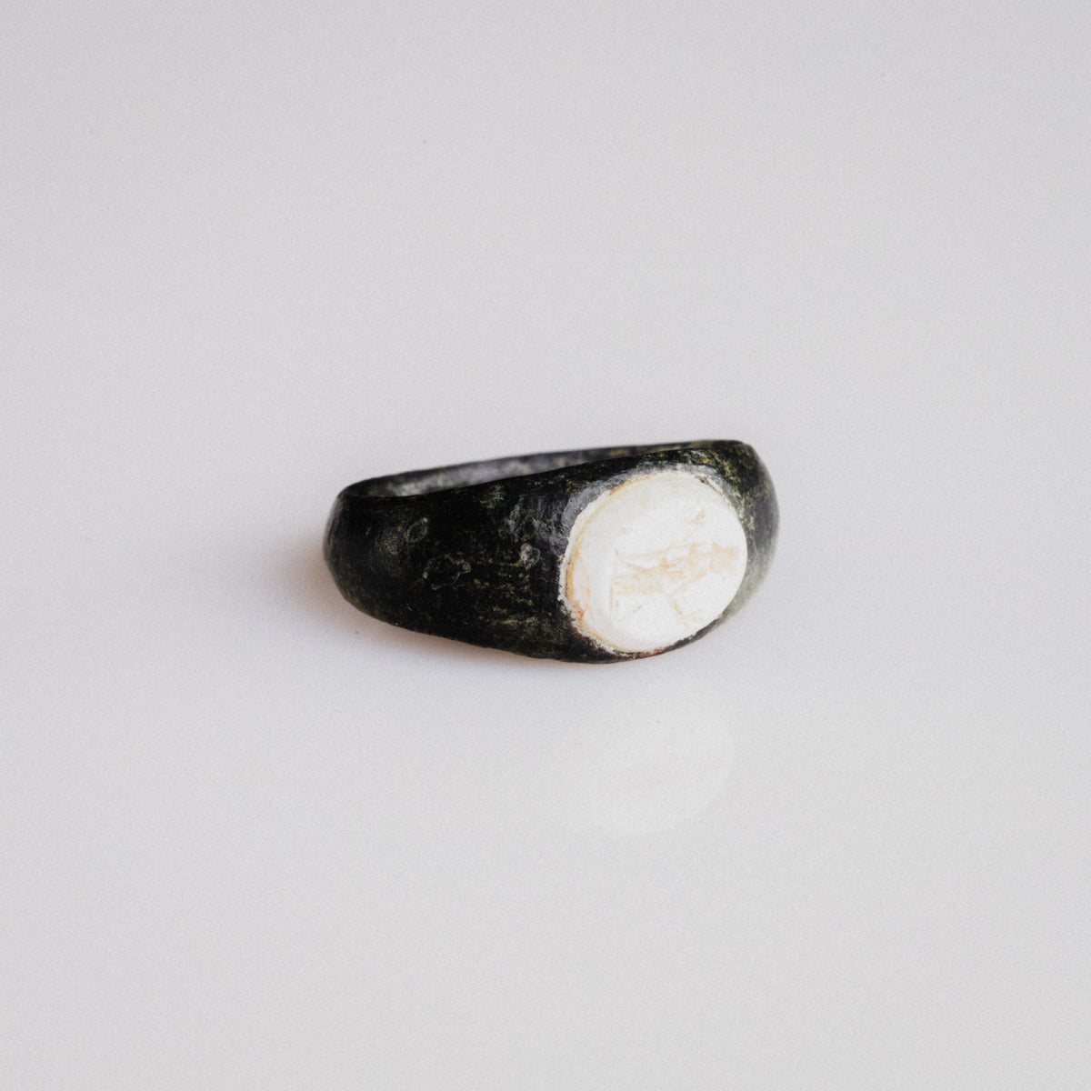 Roman Bronze Ring - 'Velthur' (1st–3rd c. CE) EU 44 / US 3