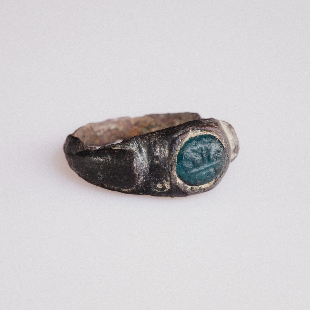 Roman Bronze Ring - 'Volusenus' (2nd–3rd c. CE) EU 59 / US 8.75