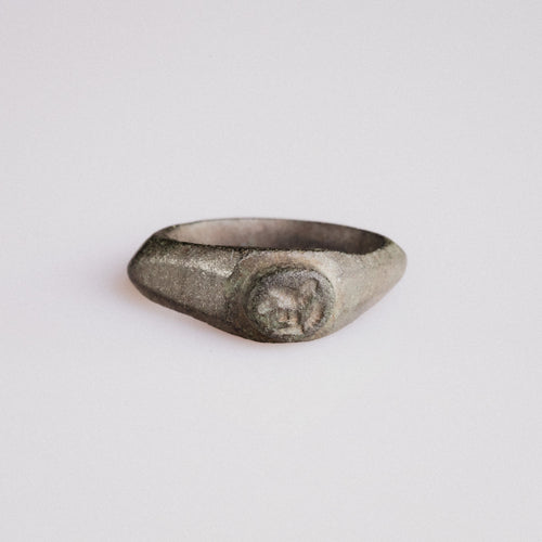 Roman Bronze Ring - 'Corvellus' (2nd–3rd c. CE) EU 48 / US 4.5