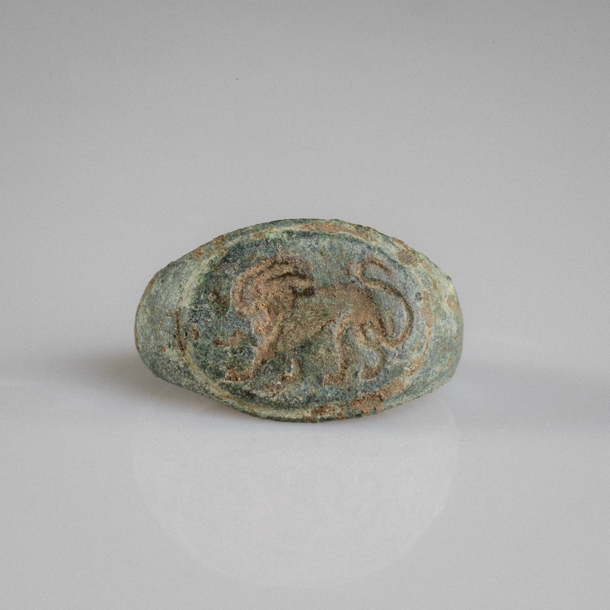 Roman Bronze Ring - 'Leonis' (2nd–3rd c. CE) EU 55 / US 7.25
