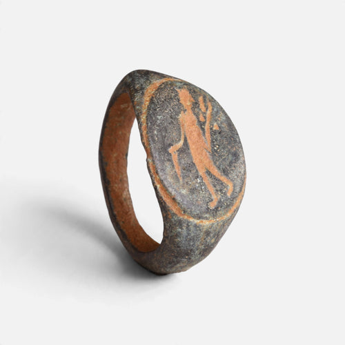 Roman Bronze Ring - 'Mercurialis' (ca. 1st–3rd c. CE) EU 46 / US 3.75