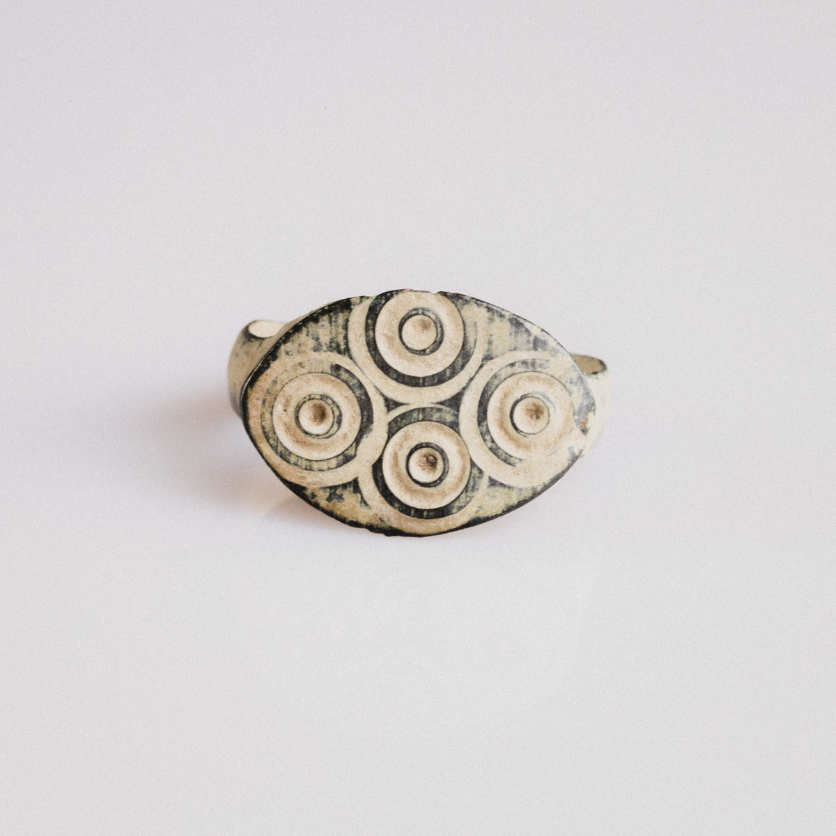 Roman Bronze Ring - 'Quartus' (3rd–5th c. CE) EU 53 / US 6.5