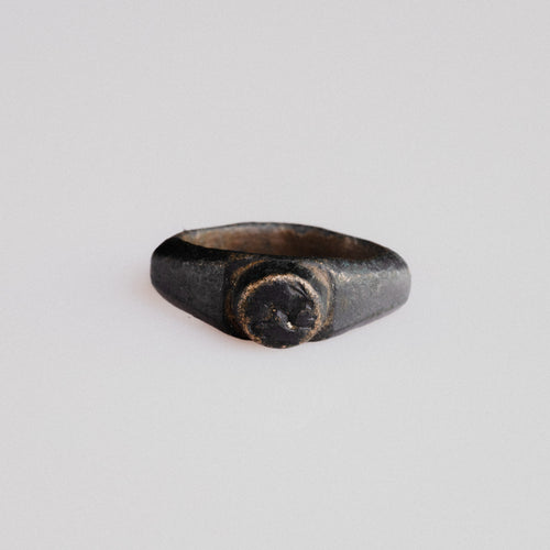 Roman Bronze Ring - 'Avitus' (1st–3rd c. CE) EU 47 / US 4