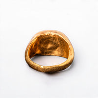 Interior of the ancient Roman gold hoop