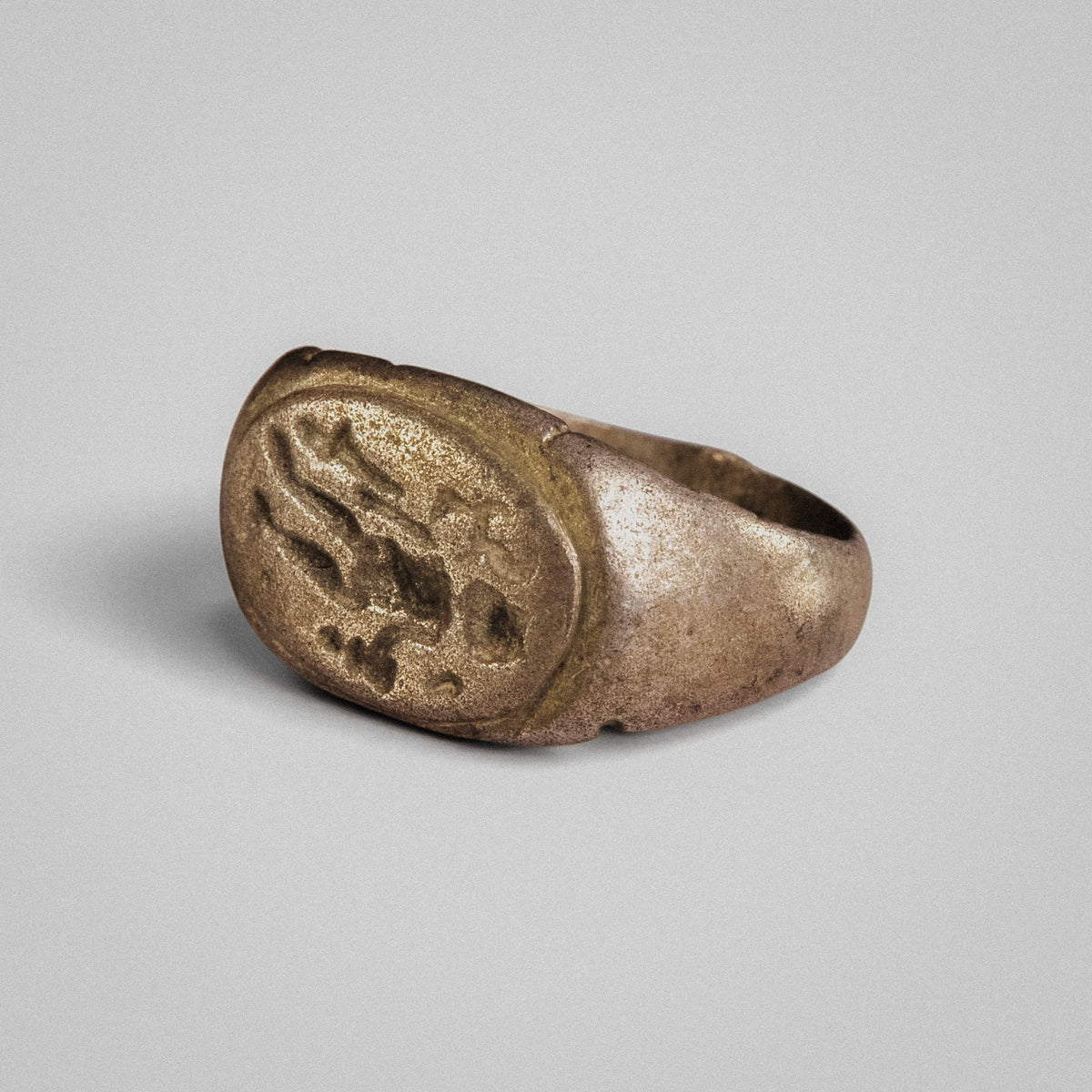 Roman Silver Ring - 'Tychion' (1st–3rd c. CE) EU 46.5 / US 4