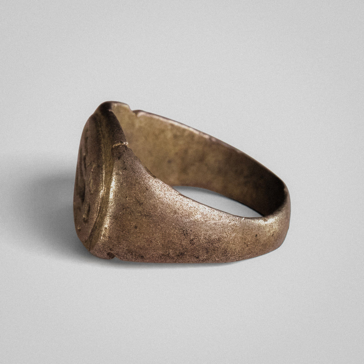 Roman Silver Ring - 'Tychion' (1st–3rd c. CE) EU 46.5 / US 4