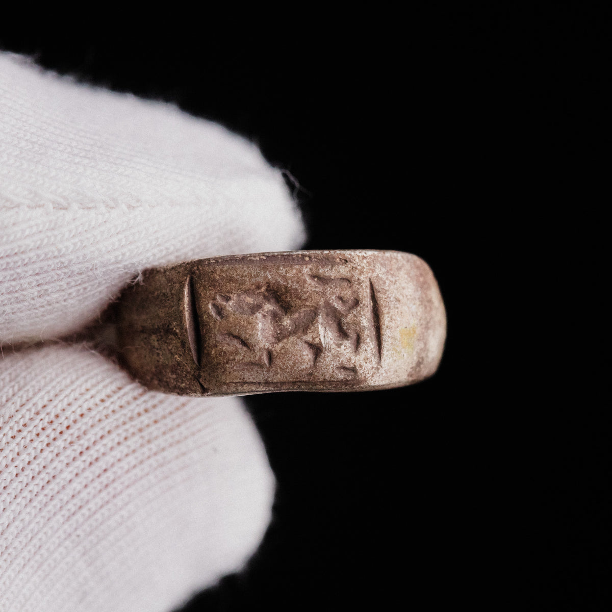Roman Silver Ring - 'Leontia' (1st–3rd c. CE) EU 45 / US 3.25