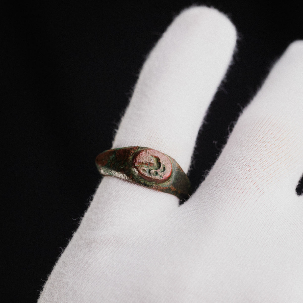 Roman Bronze Ring - 'Corvinus' (1st–3rd c. CE) EU 55 / US 7.25