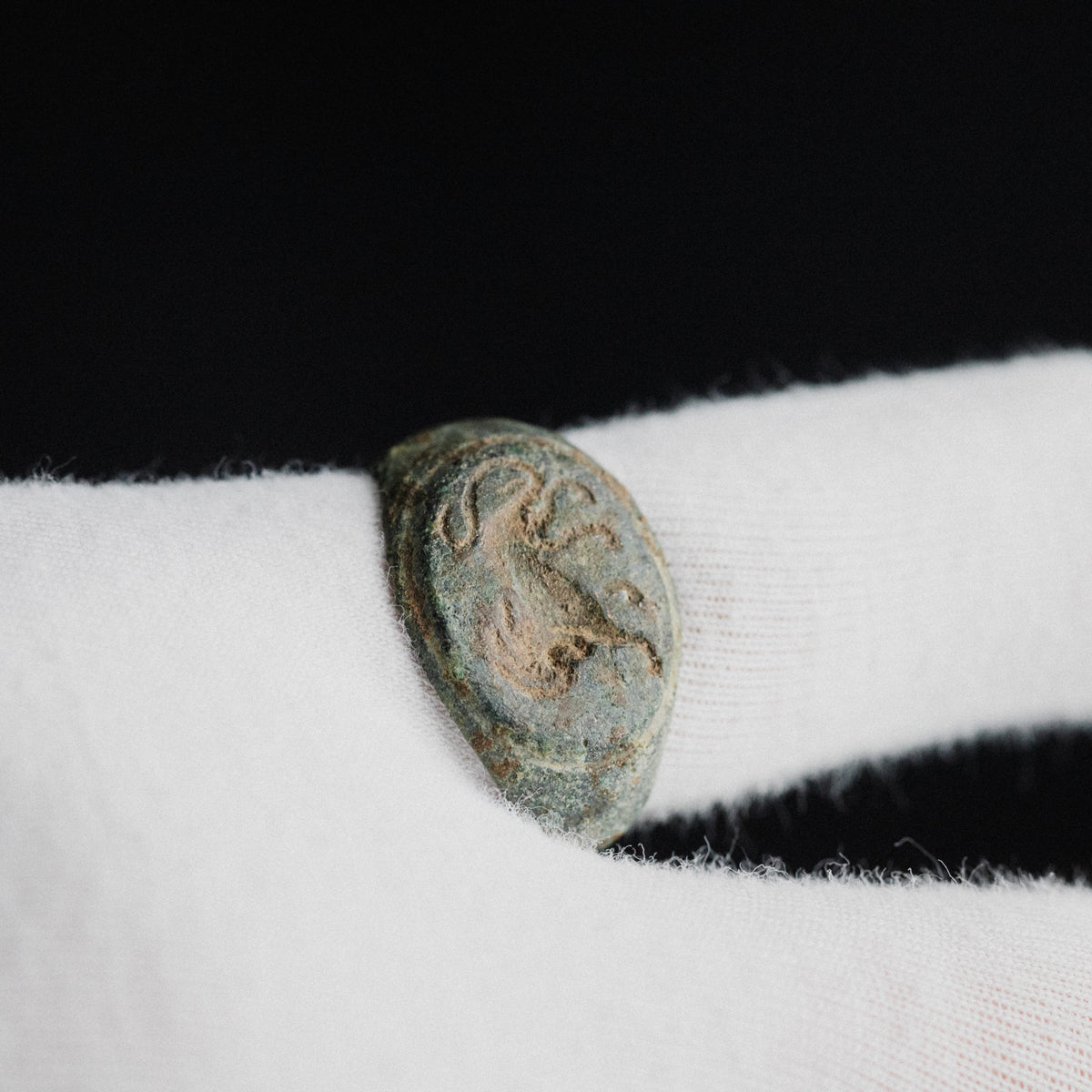 Roman Bronze Ring - 'Leonis' (2nd–3rd c. CE) EU 55 / US 7.25