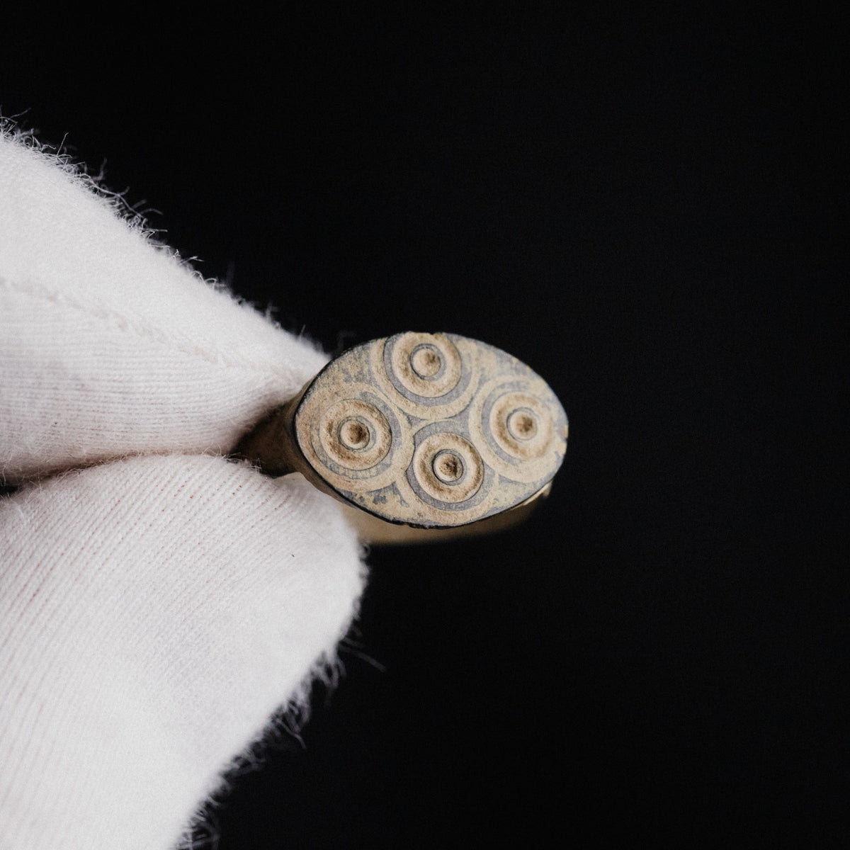 Roman Bronze Ring - 'Quartus' (3rd–5th c. CE) EU 53 / US 6.5